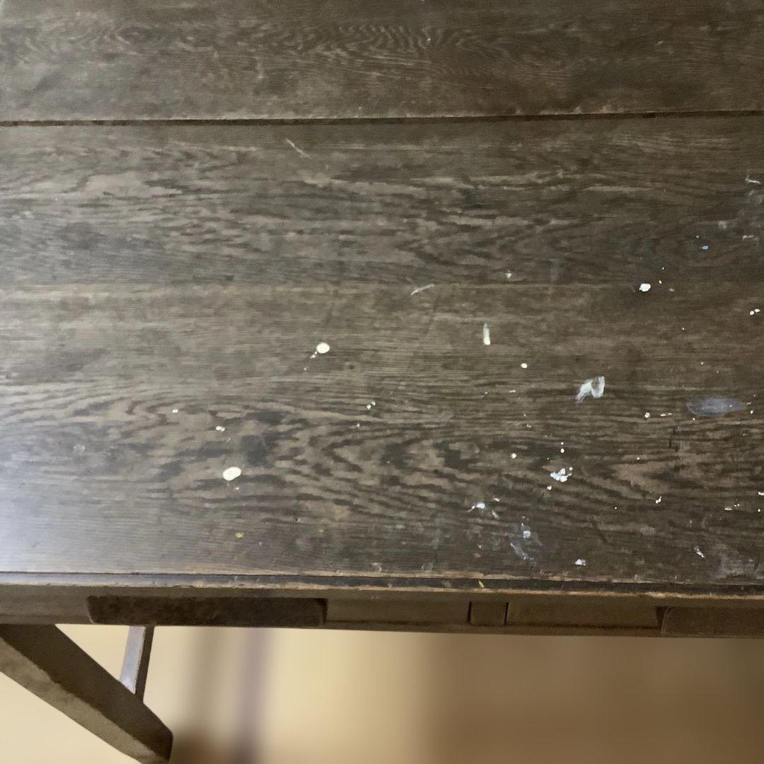 昭和レトロ　机　学習机　勉強机　作業台　テーブル　ヴィンテージ　アンティーク