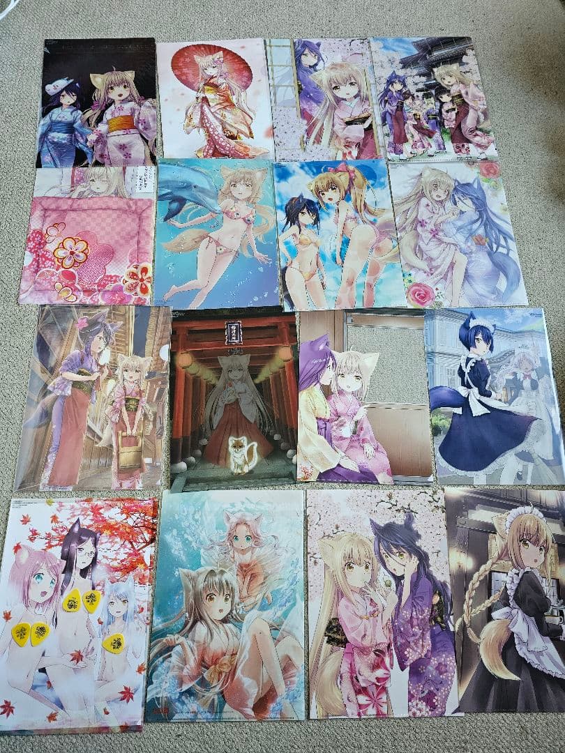 未使用品 このはな綺譚　クリアファイル　まとめ