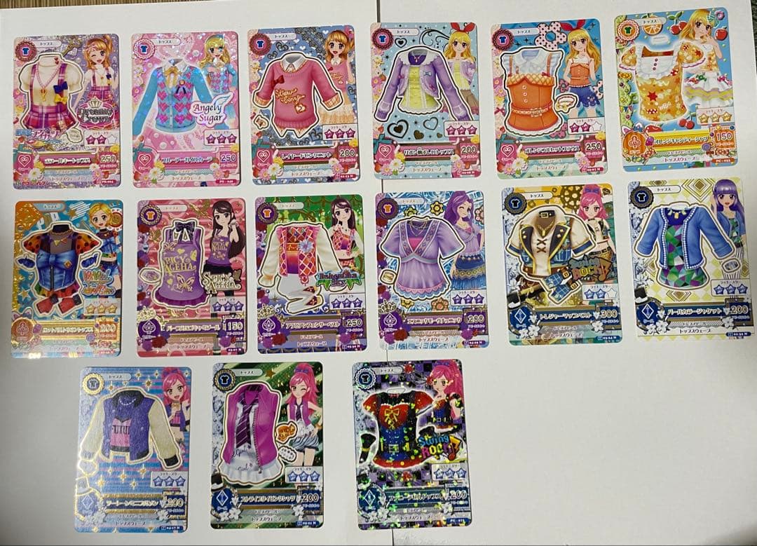 アイカツカードセット 82枚 5枚からバラ売り