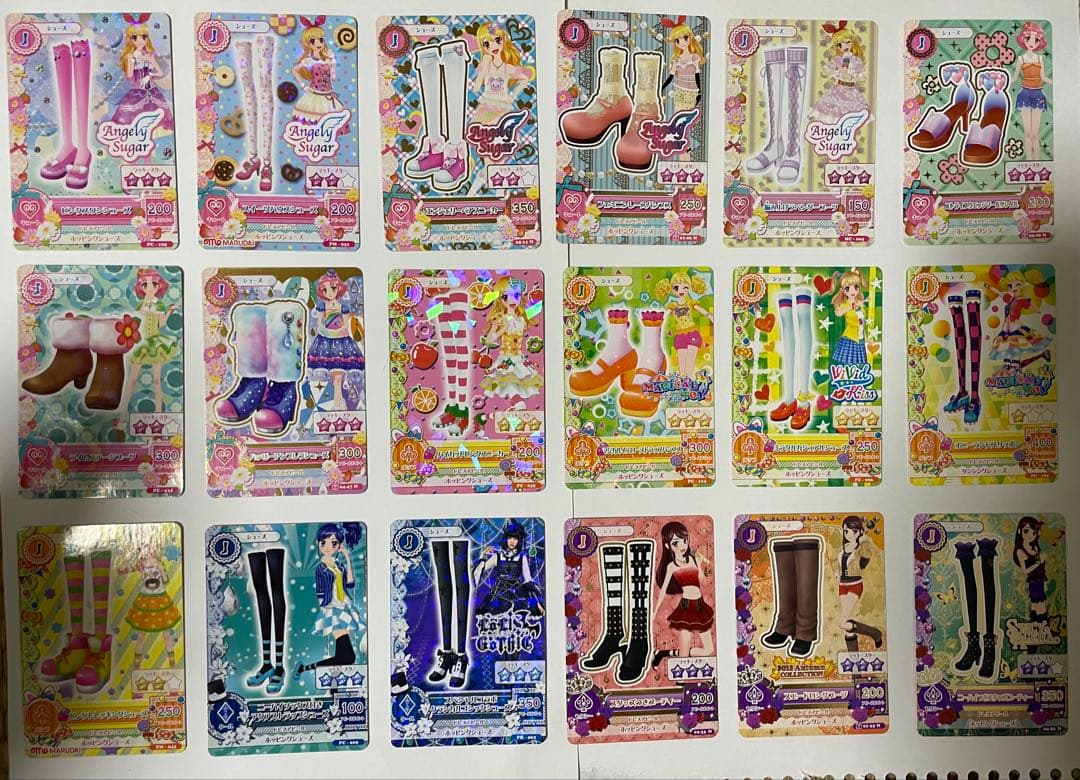 アイカツカードセット 82枚 5枚からバラ売り