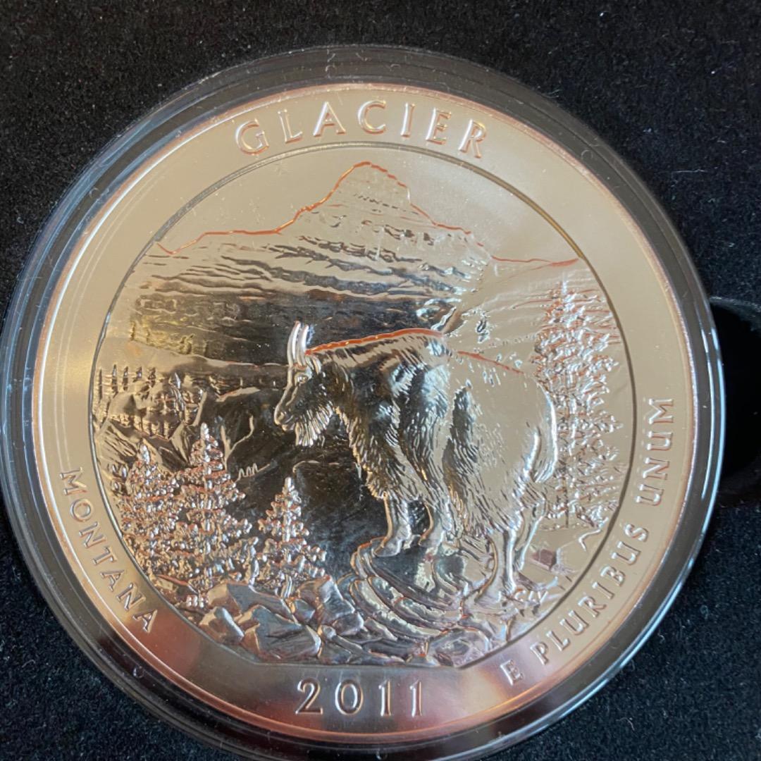 超レア‼️2011年ATB セット 25オンス 銀貨 (木製ディスプレイボックス