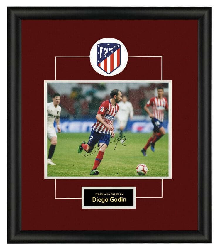 直筆サイン入り写真 ディエゴ・ゴディン アトレティコ・マドリード SA鑑定済