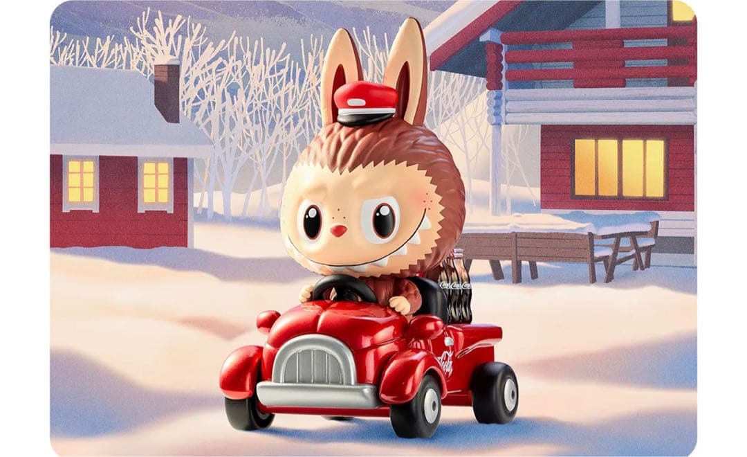 シークレット入り‼️フィギュア4点セット、コカ・コーラ ラブブ　フィギュア