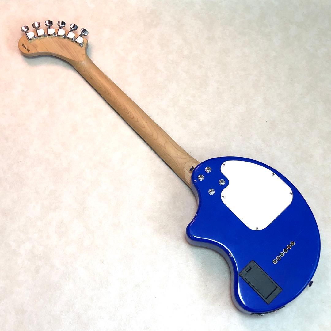 【美品】ZO-3 ブルー アンプ内蔵ミニギター ヘッドフォン端子付 ぞうさん
