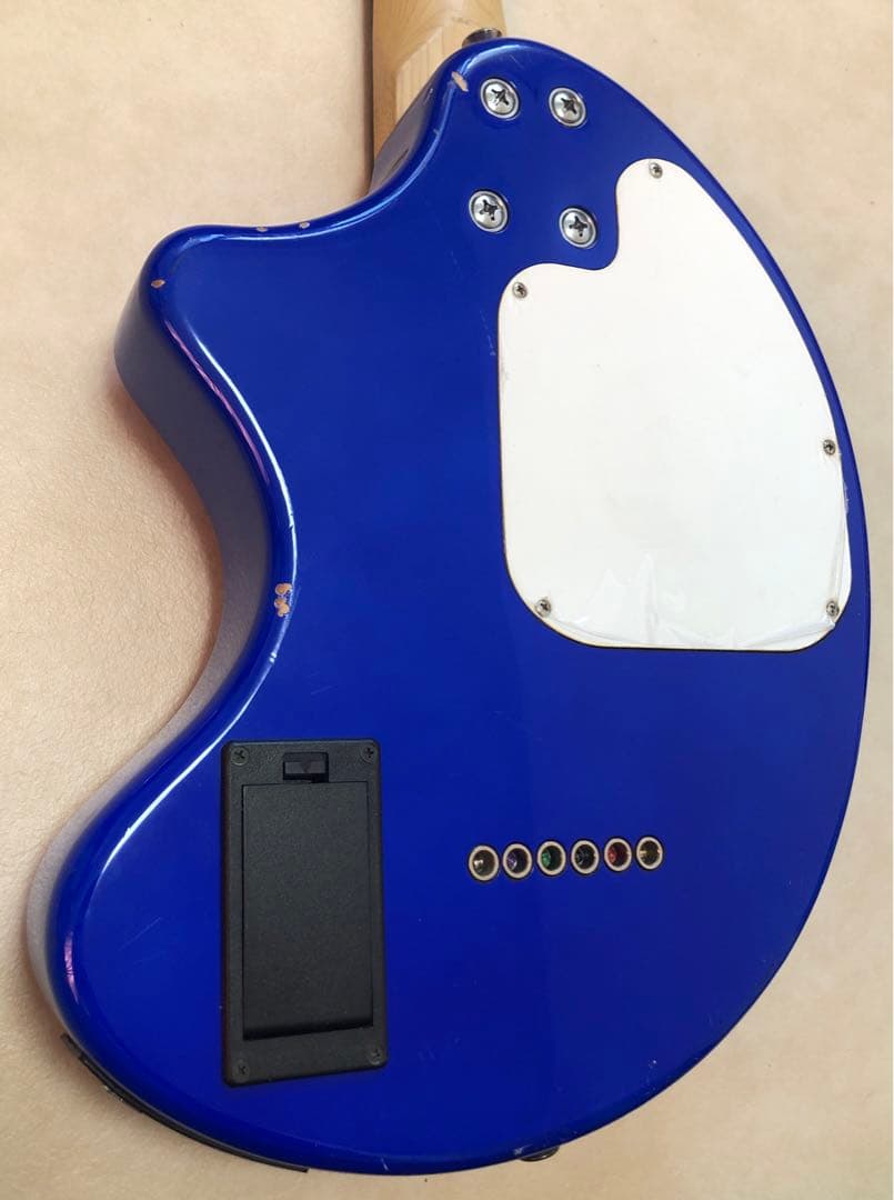 【美品】ZO-3 ブルー アンプ内蔵ミニギター ヘッドフォン端子付 ぞうさん