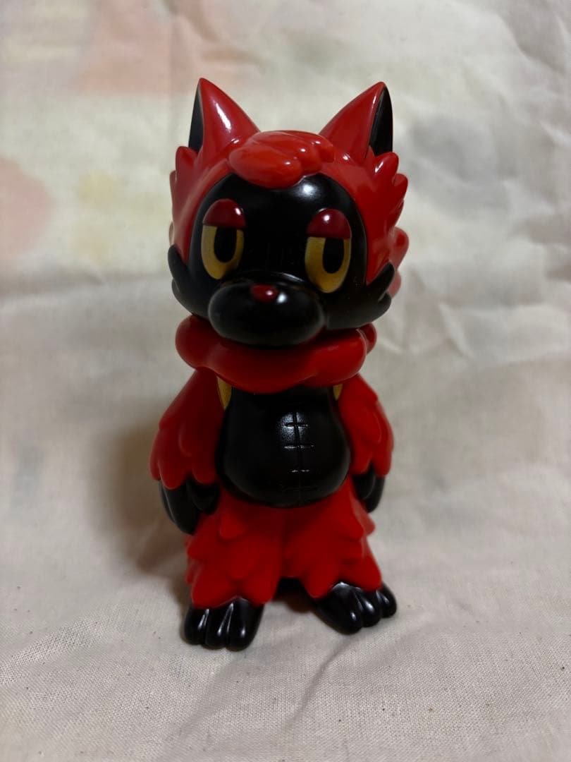 あらいきりこ　おおかみくん　ソフビ　京都カラー　巾着