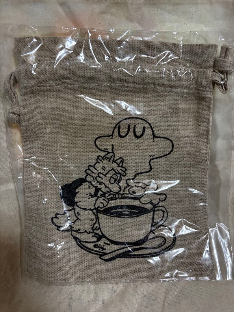 あらいきりこ　おおかみくん　ソフビ　京都カラー　巾着