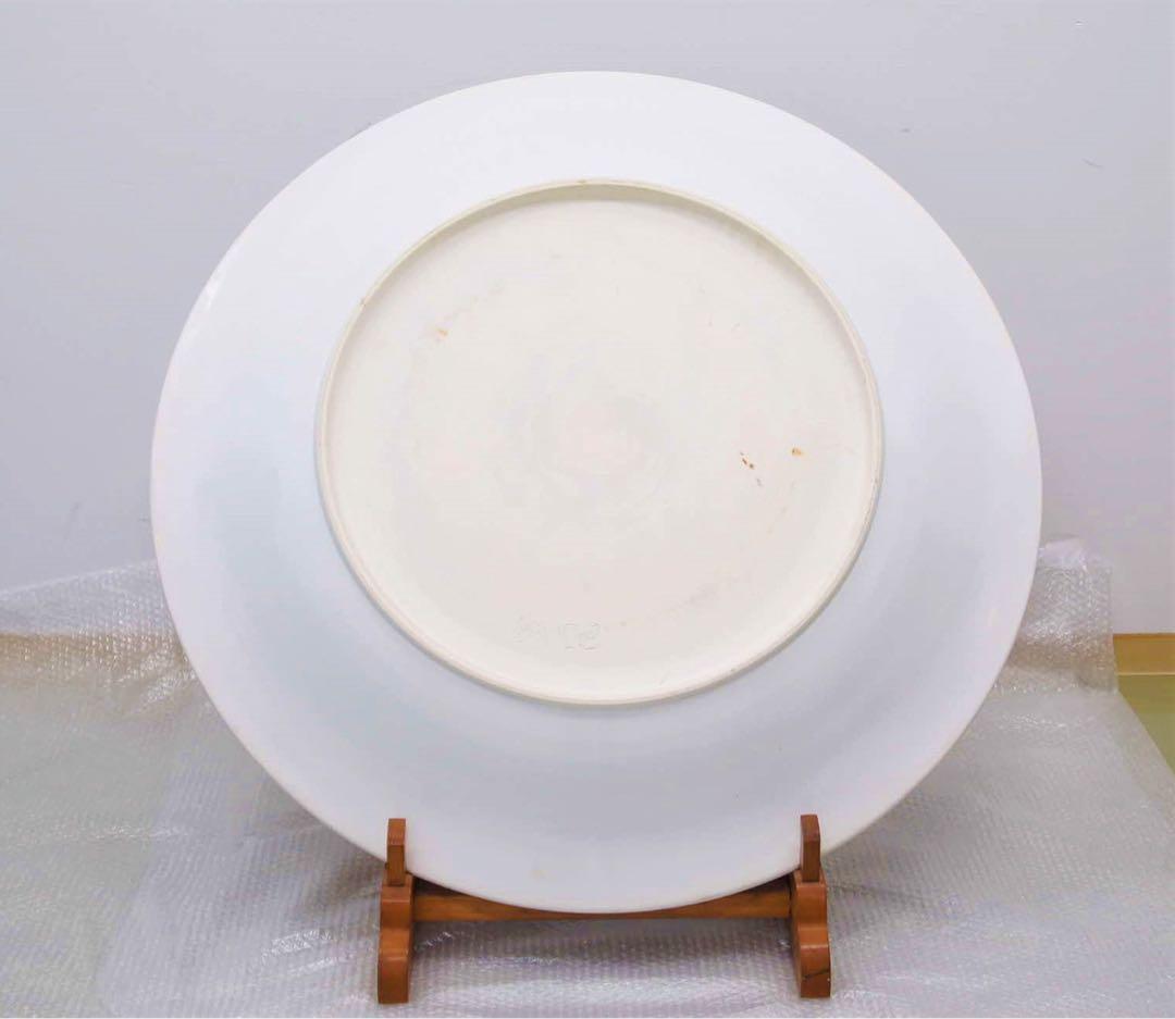 宝右衛門　神右衛門　染錦　古伊万里絵　三尺　特大　大皿　100cm