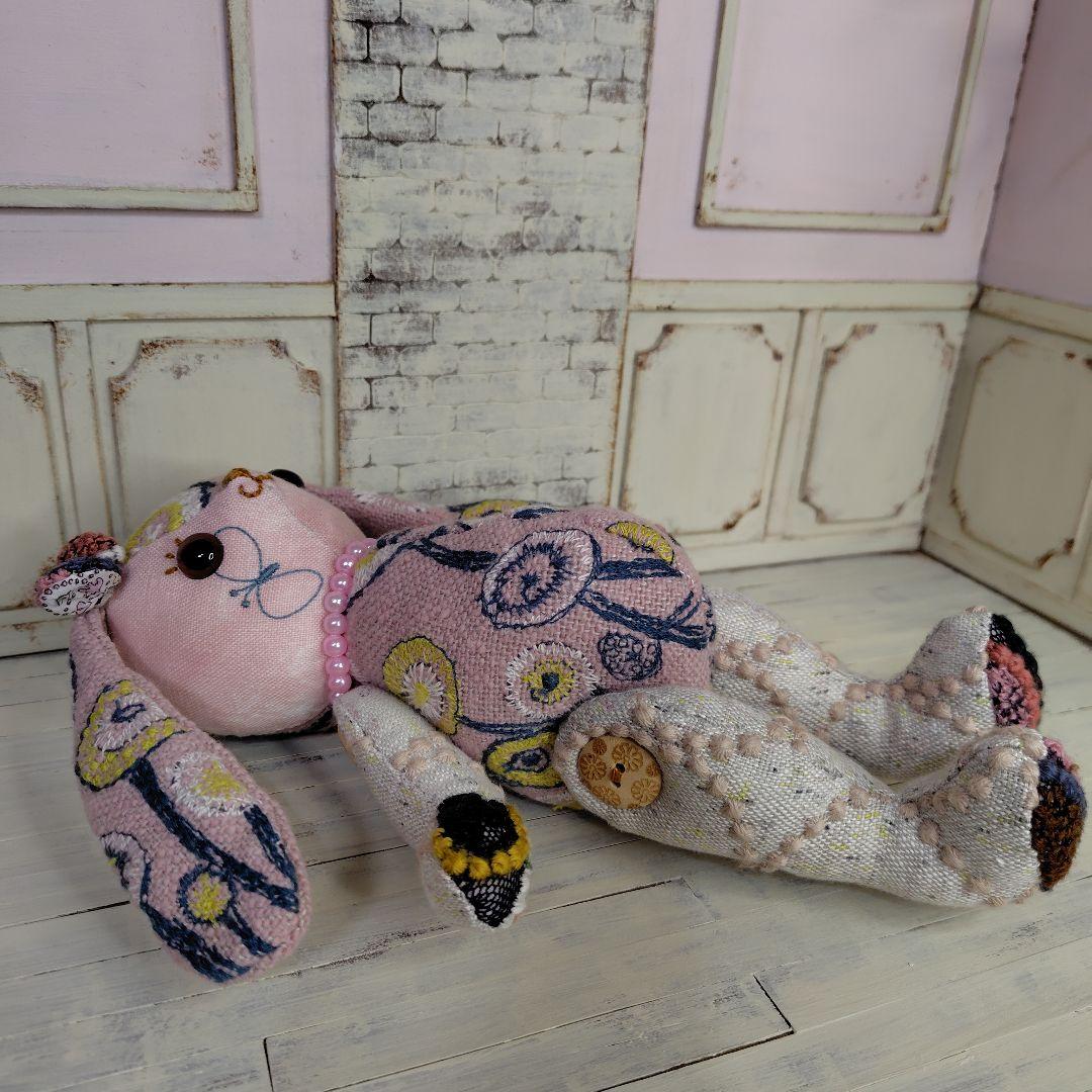 ミナペルホネン＊ハンドメイド＊ぬいぐるみ＊ウサコ＊①