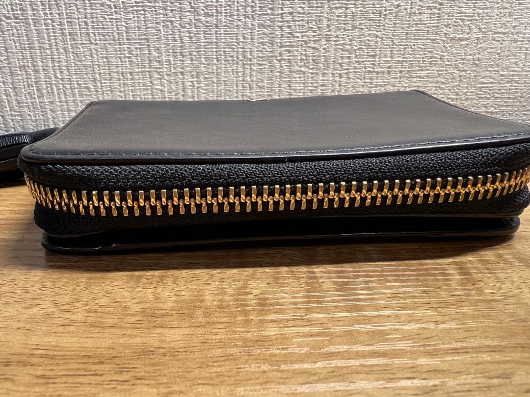 ANYA HINDMARCH スマイリーラウンドジップ　ウォレット　二つ折り財布