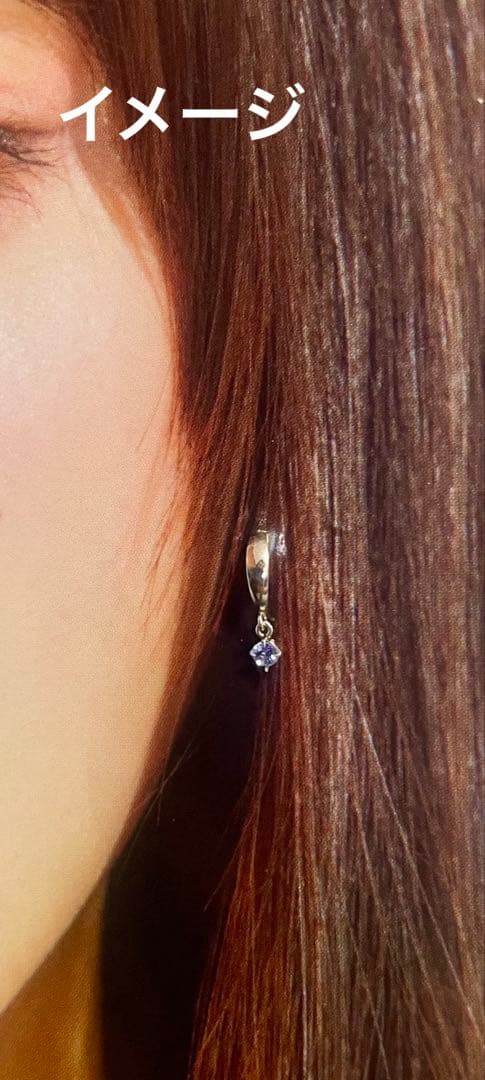 pt900 タンザナイト ピアス プラチナ