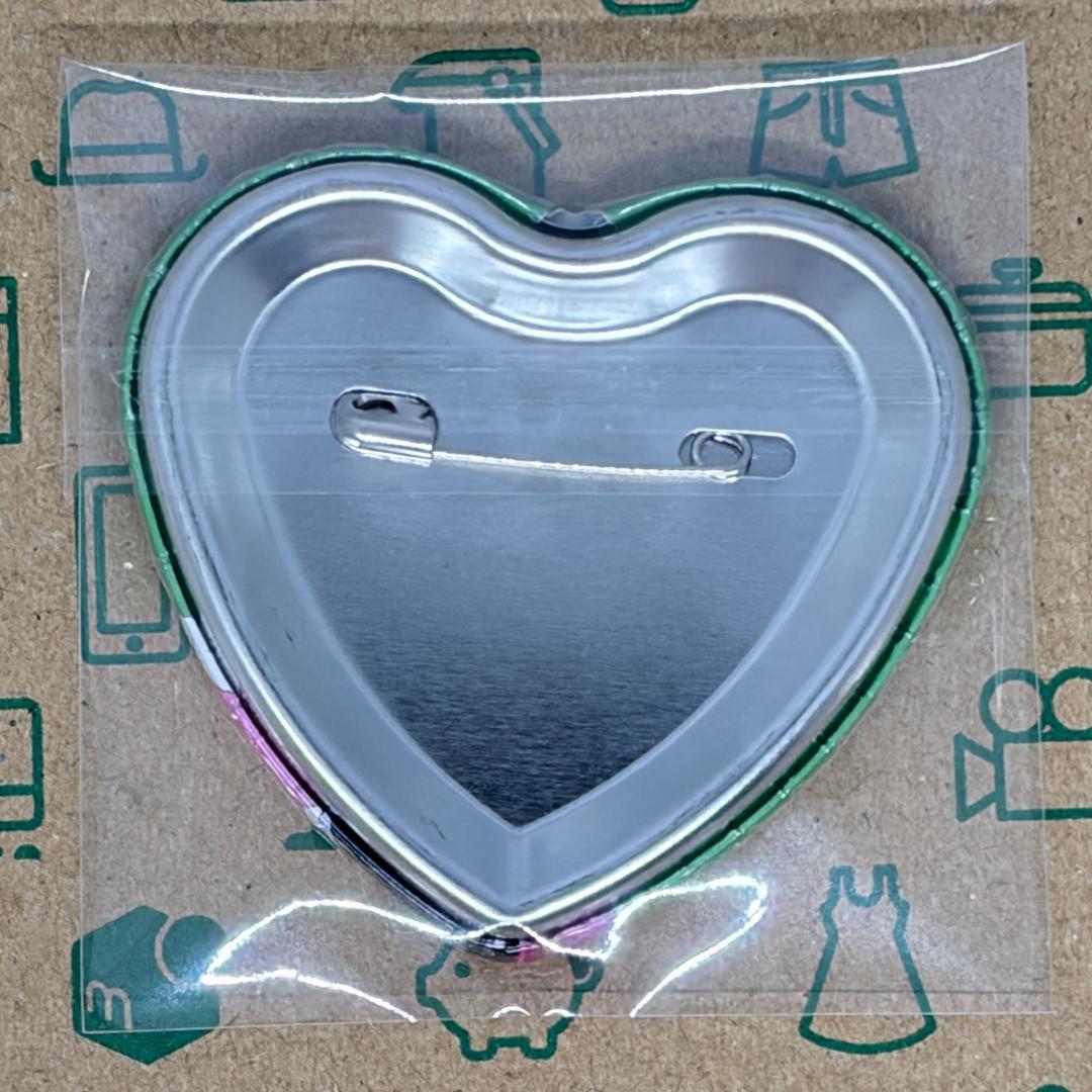 μ's ハート型缶バッジ 9点セット シリーズ15周年x全国遊園地コラボ