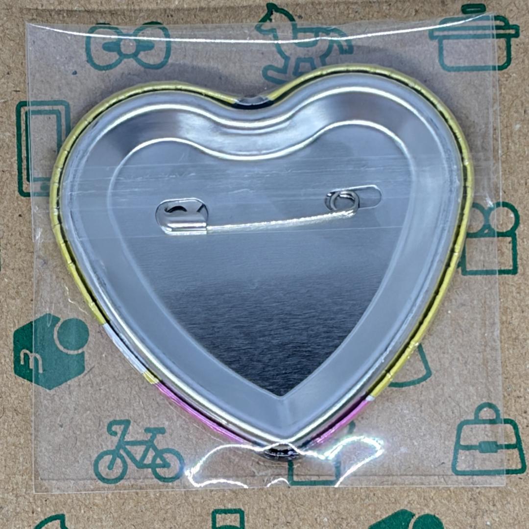 μ's ハート型缶バッジ 9点セット シリーズ15周年x全国遊園地コラボ