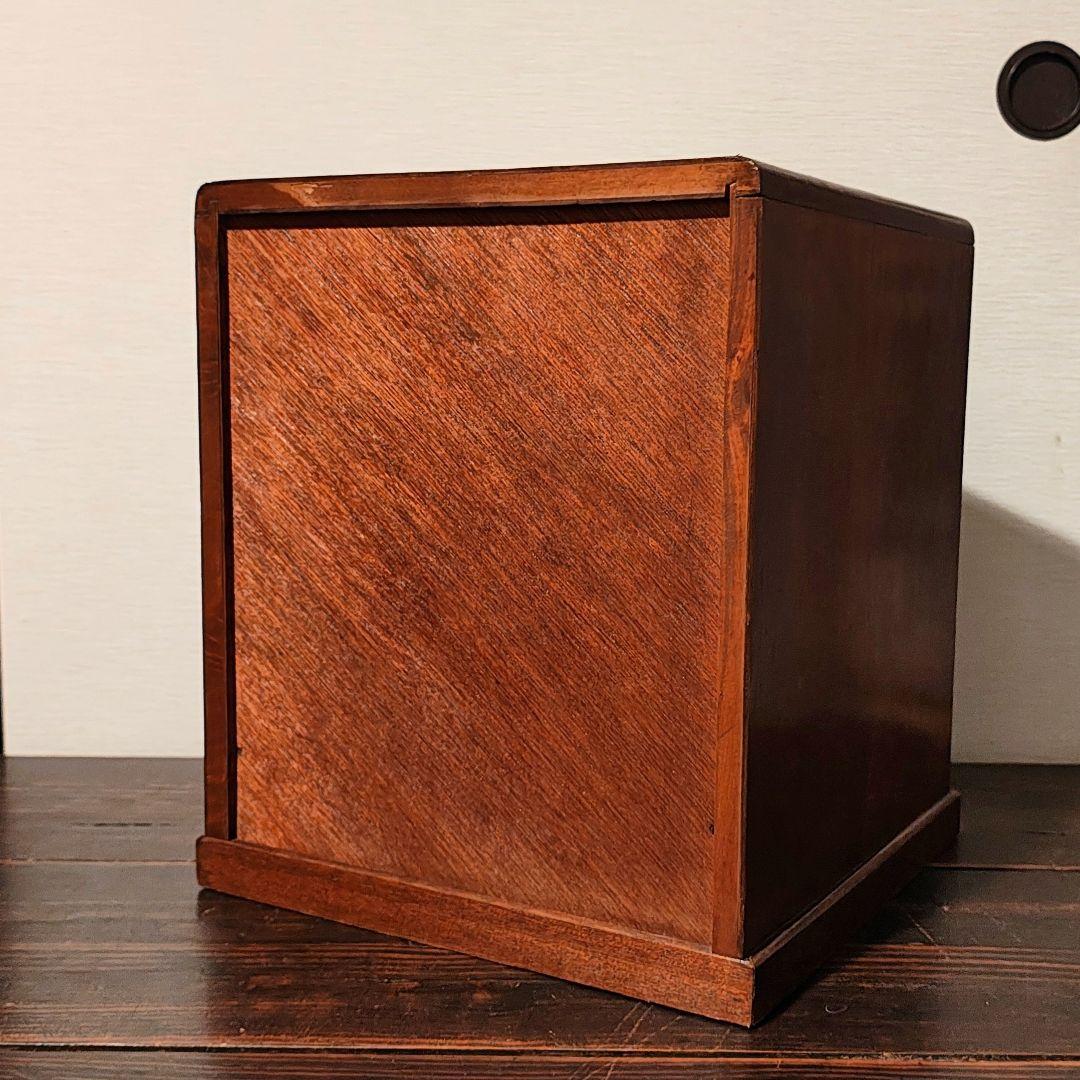 小引き出し5杯　小抽斗　昭和レトロ　木箱　古家具