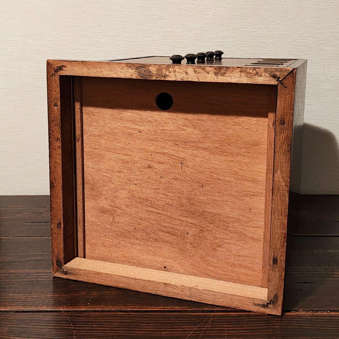 小引き出し5杯　小抽斗　昭和レトロ　木箱　古家具