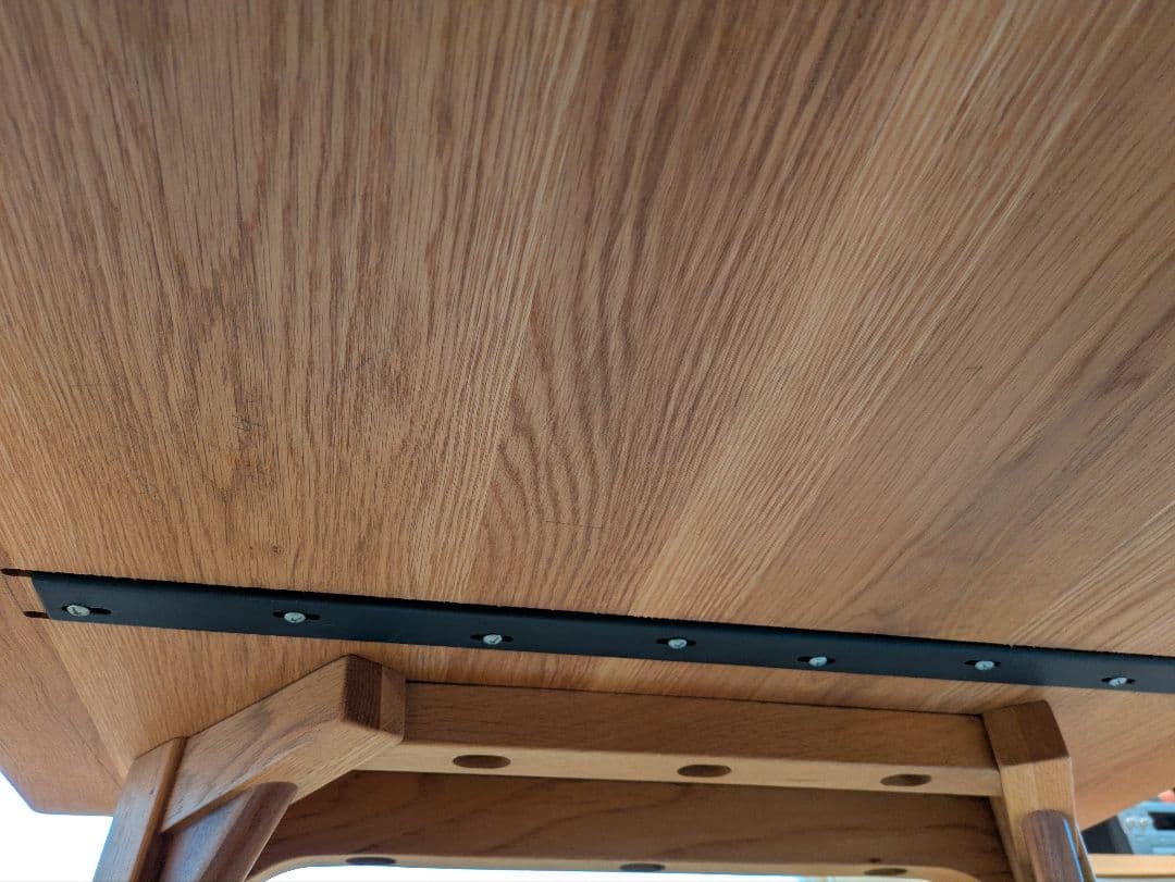 筑波産商　響き150ダイニングテーブル 木製オーク材