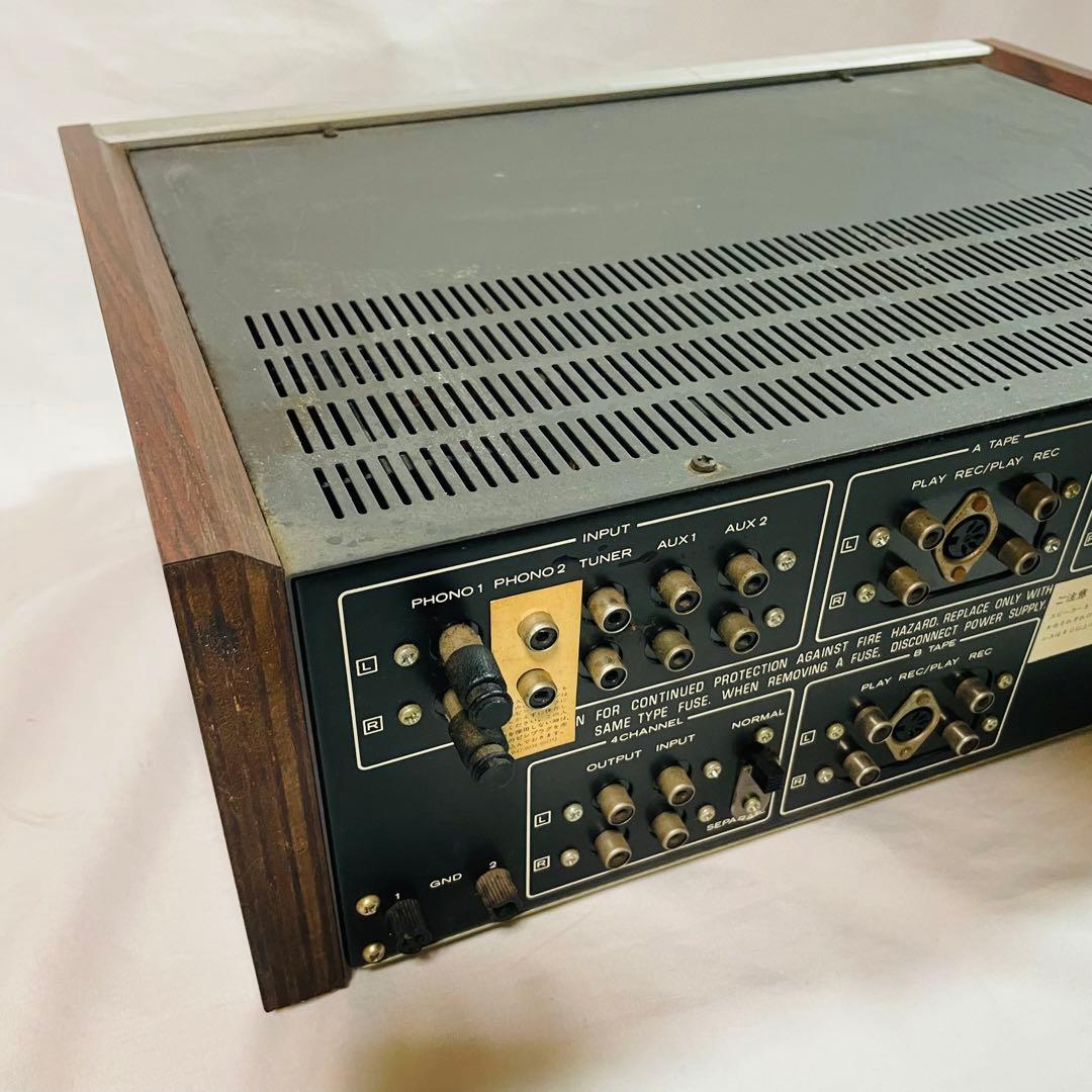 TRIO KA-7006 トリオ　プリメインアンプ　通電確認　元箱付き　現状品