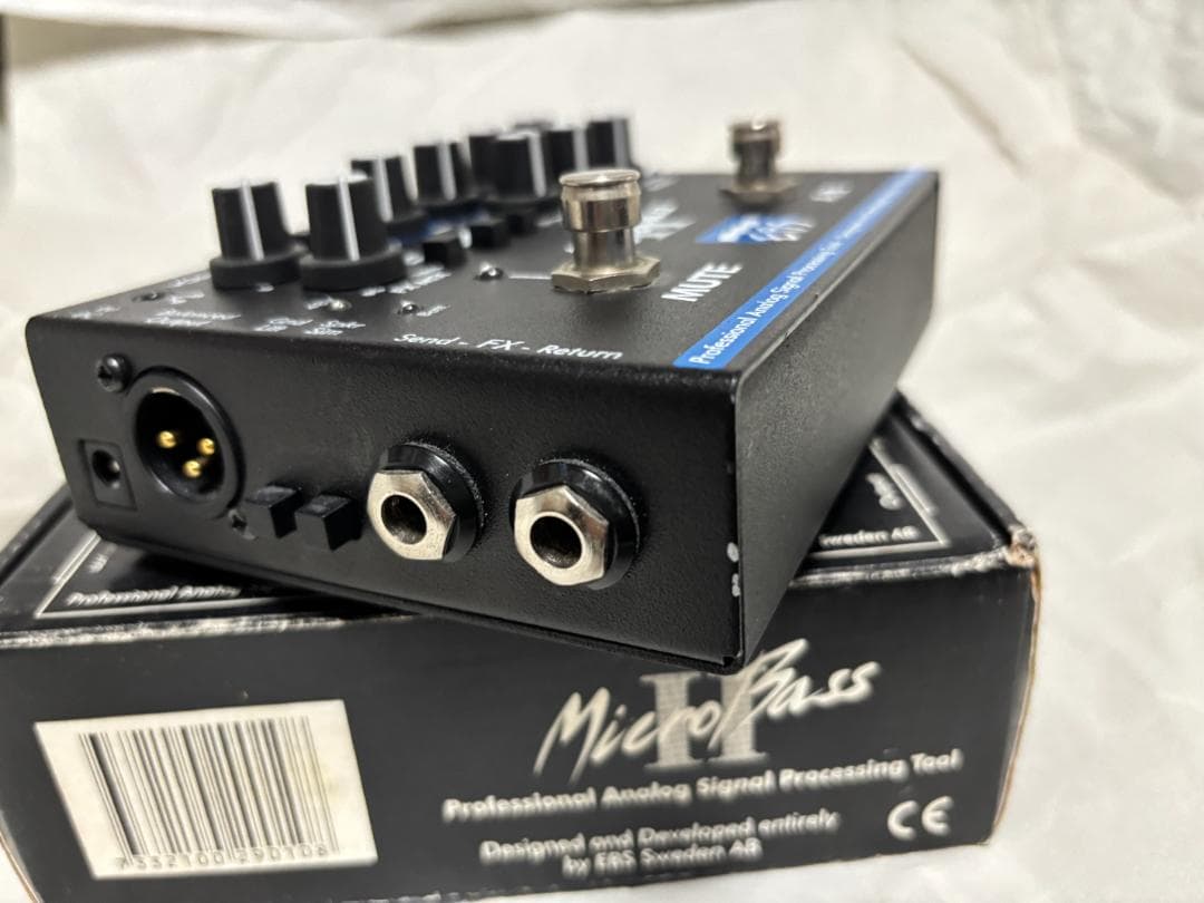 【名機】EBS Micro Bass II ベース用プリアンプ/DI 動作良好