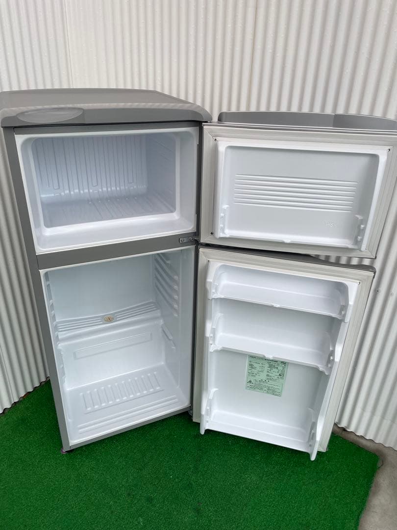 899 アクア トップフリーザー 2ドア冷蔵庫 シルバー 一人暮らし 単身