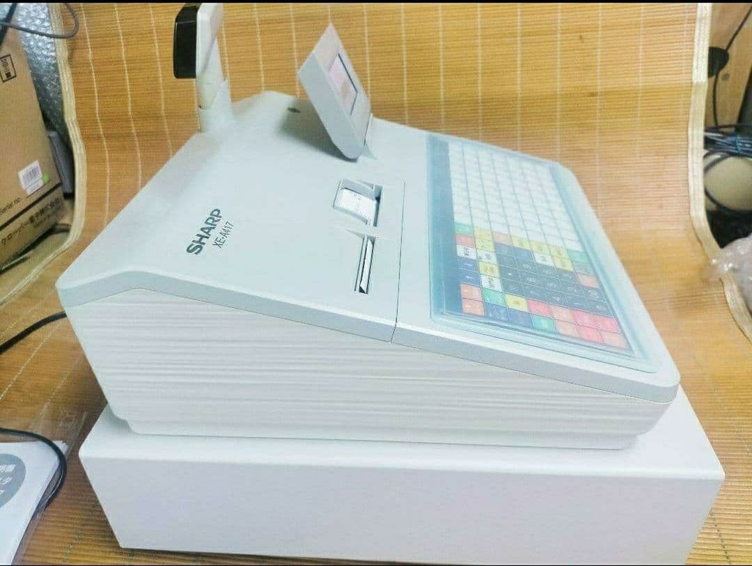 シャープレジスター　XE-A417　PC連携売上管理　最上位機種　400333