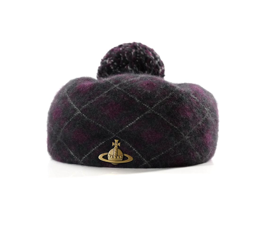 Vivienne Westwood ボンボン付き 帽子 アンゴラ ウール S-M