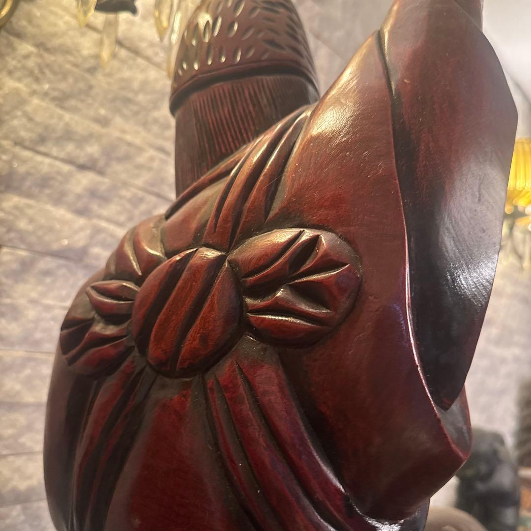 木彫り　大国天様　恵比寿様