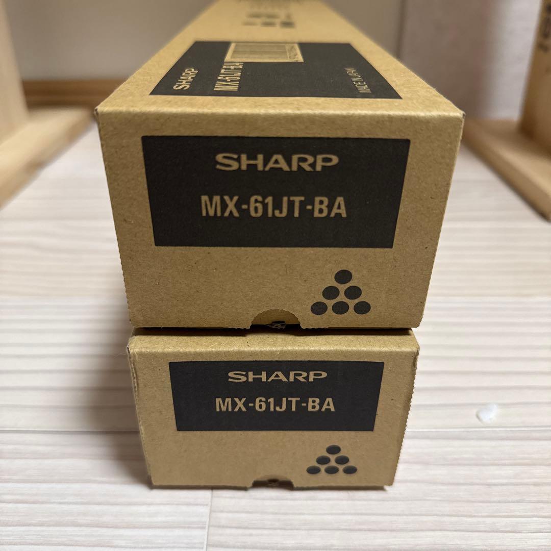 値下げ【大容量タイプ】シャープ純正トナー MX61JTBA ブラック