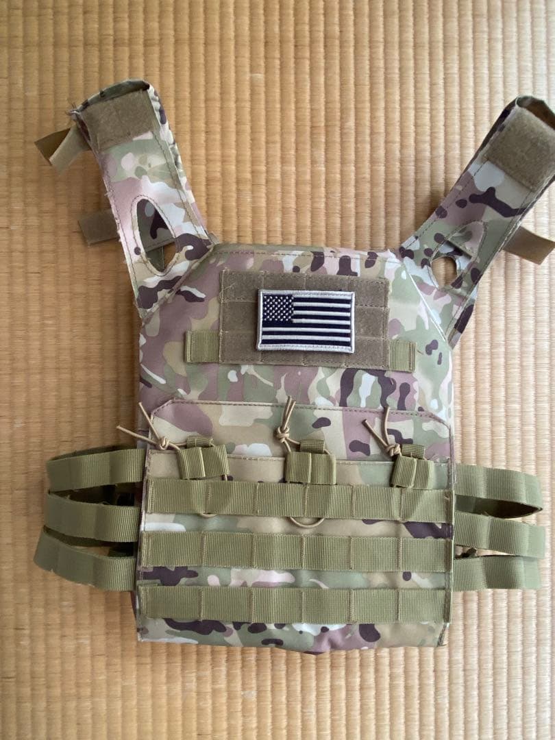 本物プレート装備(マルチカム)JPC プレートキャリア タクティカルベスト‼️