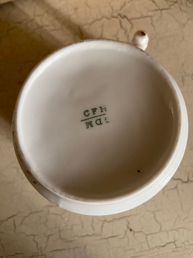 フランス　アンティーク　リモージュ　ピッチャー　ジャグ　花瓶　花器