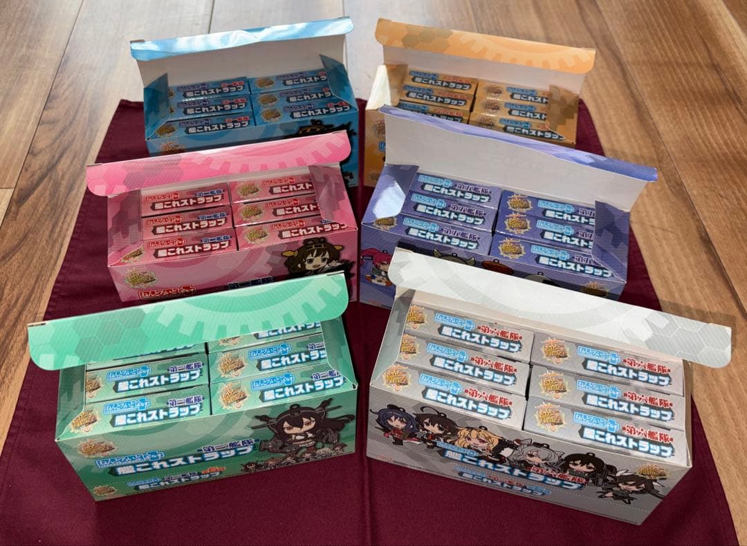 ねんどろいどぷらす 艦これストラップ 6BOX フルコンプ セット