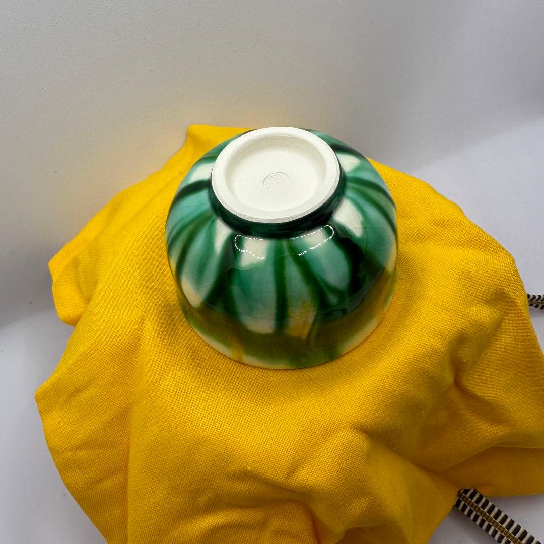 【プレミア美品】七代加藤幸兵衛（父　人間国宝加藤卓男）三彩酒盃