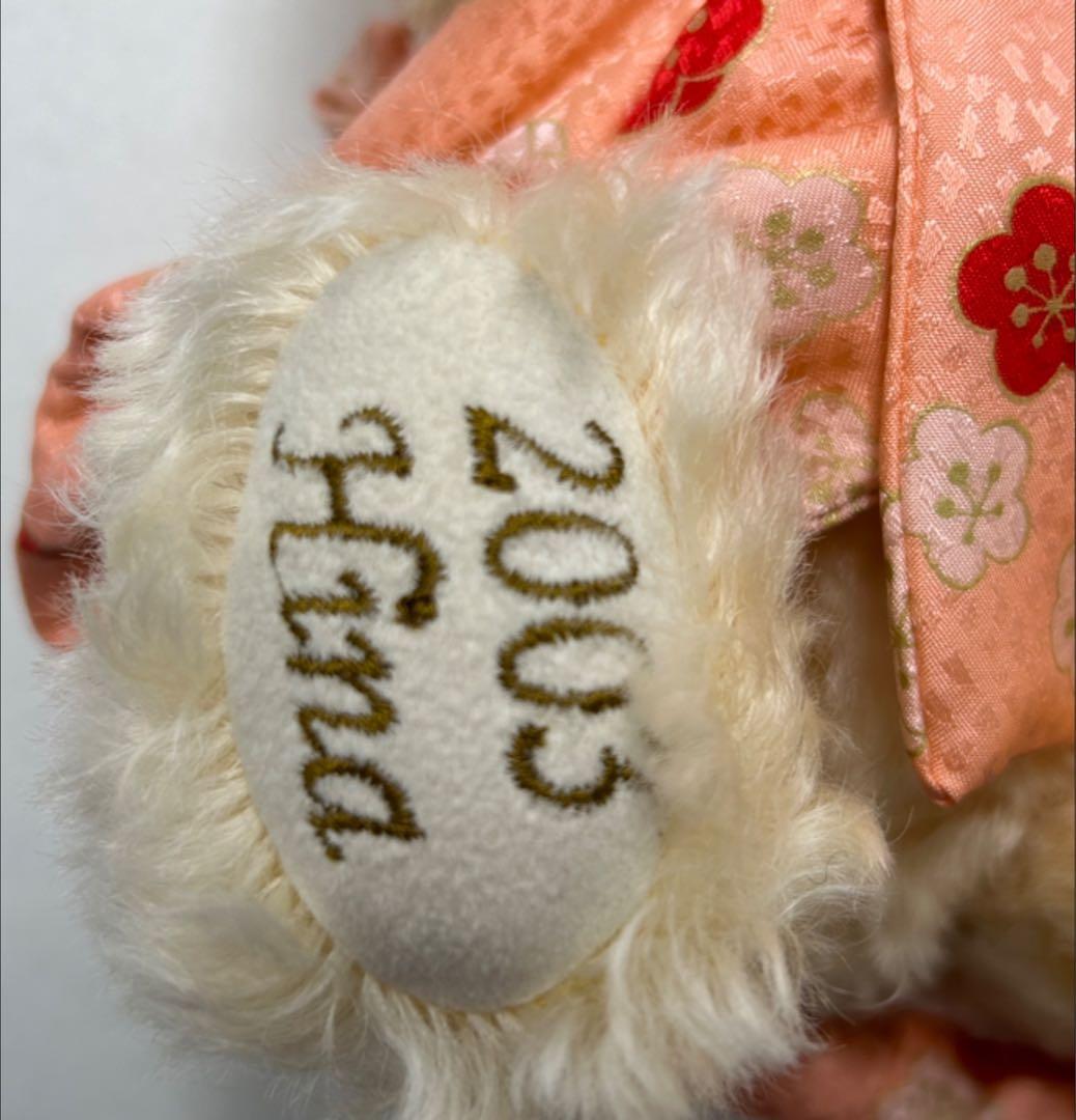 シュタイフ　HINA ひな　テディベア　羽子板つき