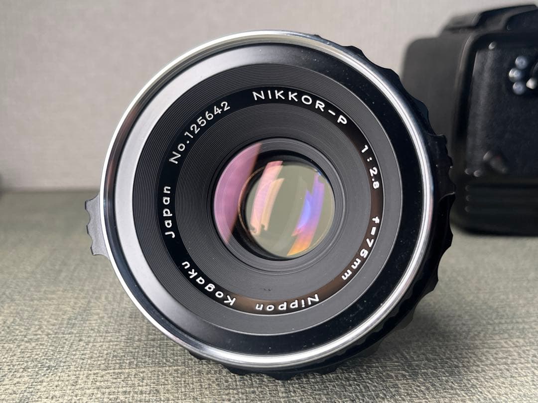 【ii】BRONICA S2 ブラック 中判カメラ 75mmレンズ付き