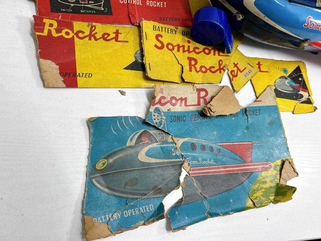 増田屋 ブリキ ソニコンロケット 1950s 昭和レトロ