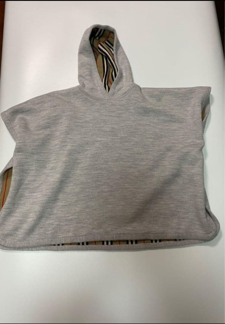 バーバリー　フーデッド　ポンチョ　キッズM