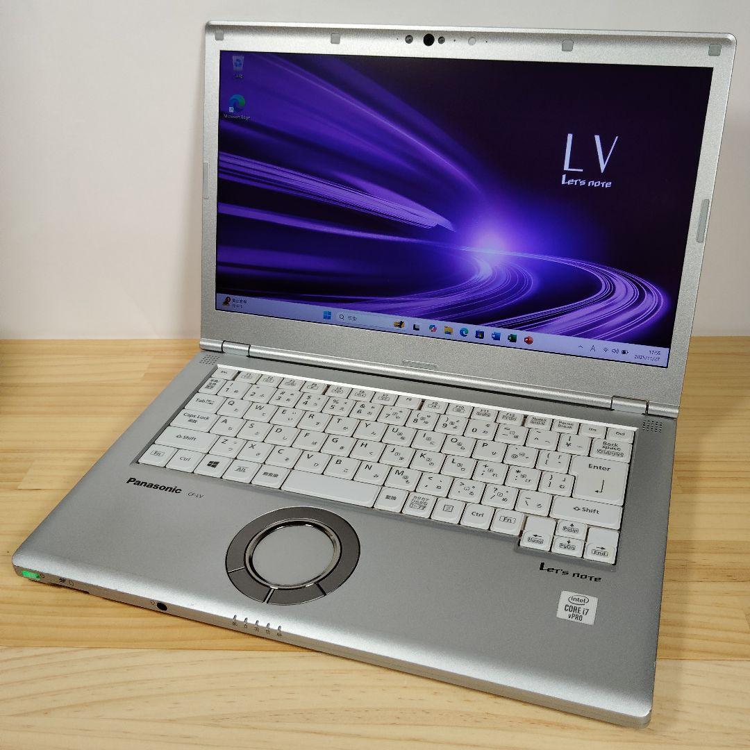 美品 爆速 Panasonic レッツノート LV9 i7搭載 16GB 512