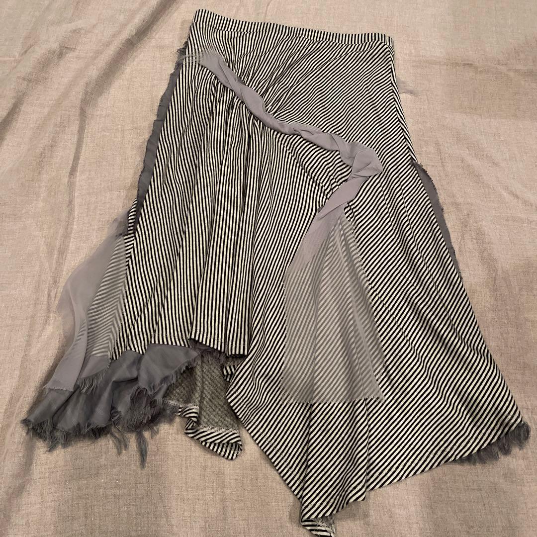 ISSEY MIYAKE アシメントリーヘムスカート