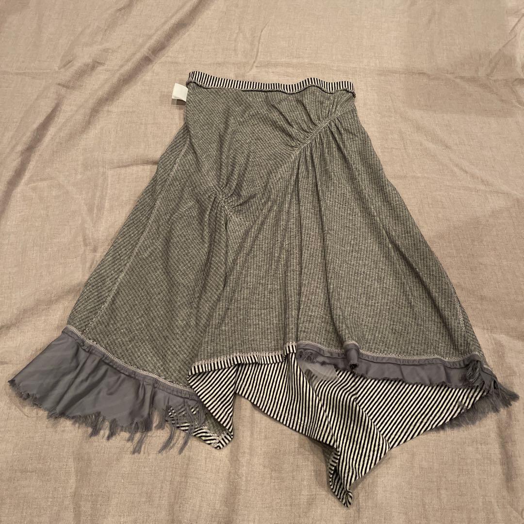 ISSEY MIYAKE アシメントリーヘムスカート