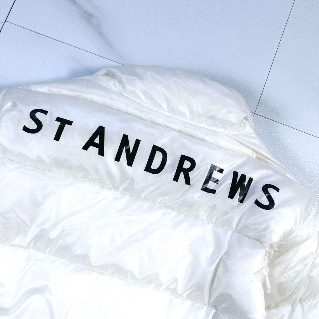 St Andrews セントアンドリュース ゴルフ ダウンジャケット M 白