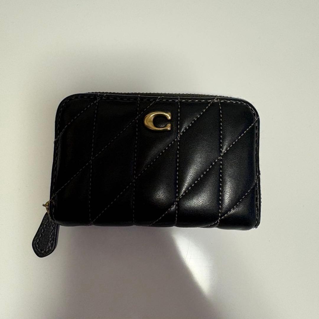 COACH スモール ジップ アラウンド カード ケース・ピロー キルティング