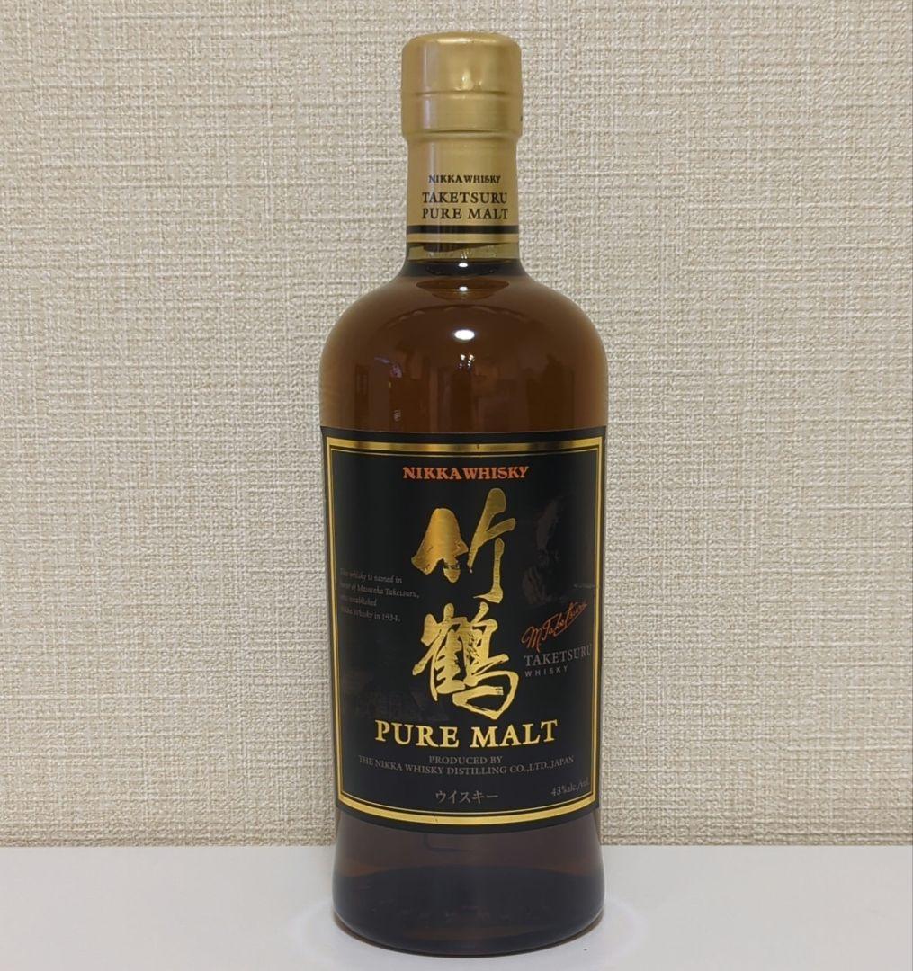 未開栓 竹鶴ピュアモルト 旧ラベル ニッカウイスキー 700ml