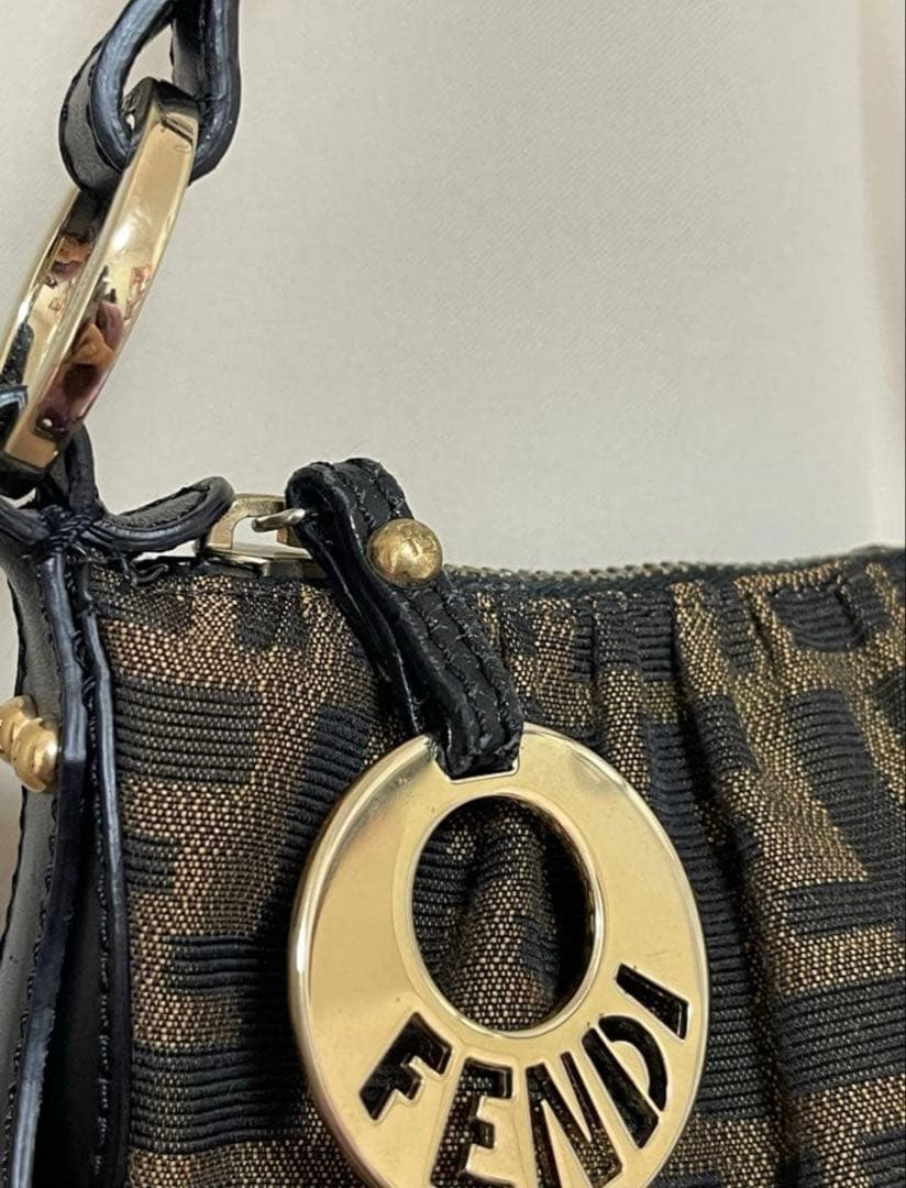 FENDI ズッカ柄ショルダーバッグ ハン ドバッグショルダーバッグ [中古]