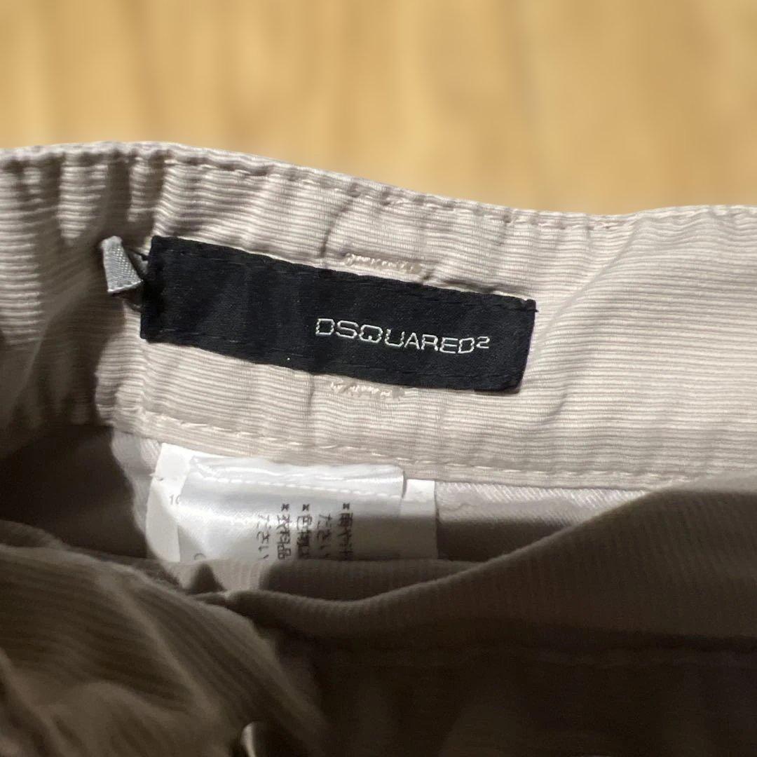 DSQUARED2ベージュ チノパン スナップボタン50 Ｌサイズ