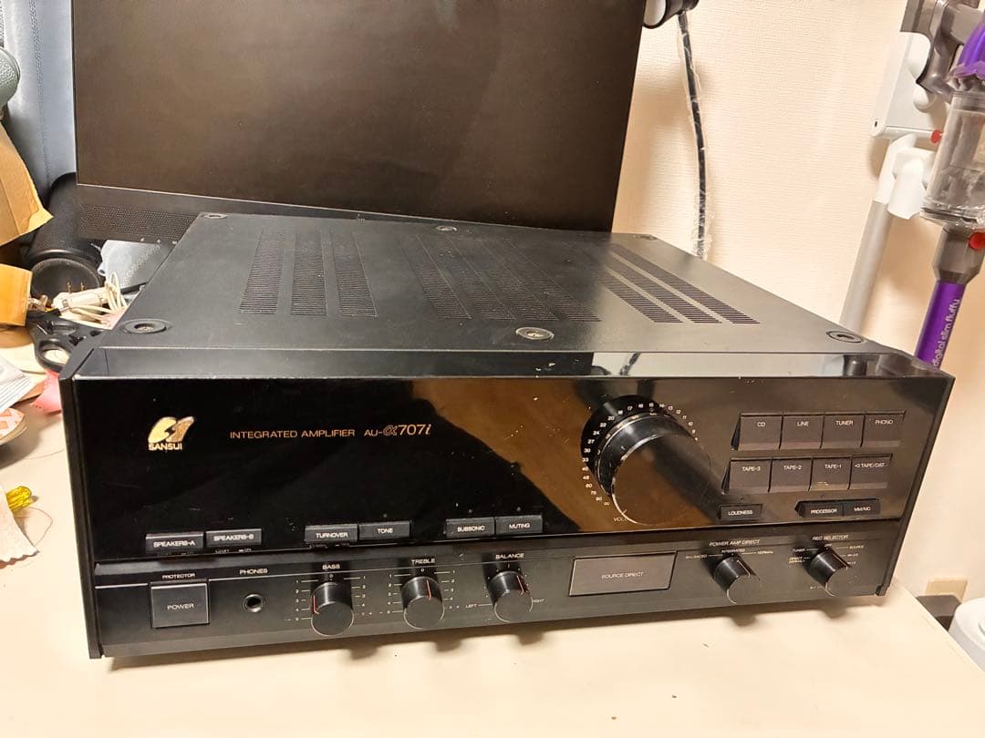 SANSUI サンスイ プリメインアンプ AU-α707i動作品