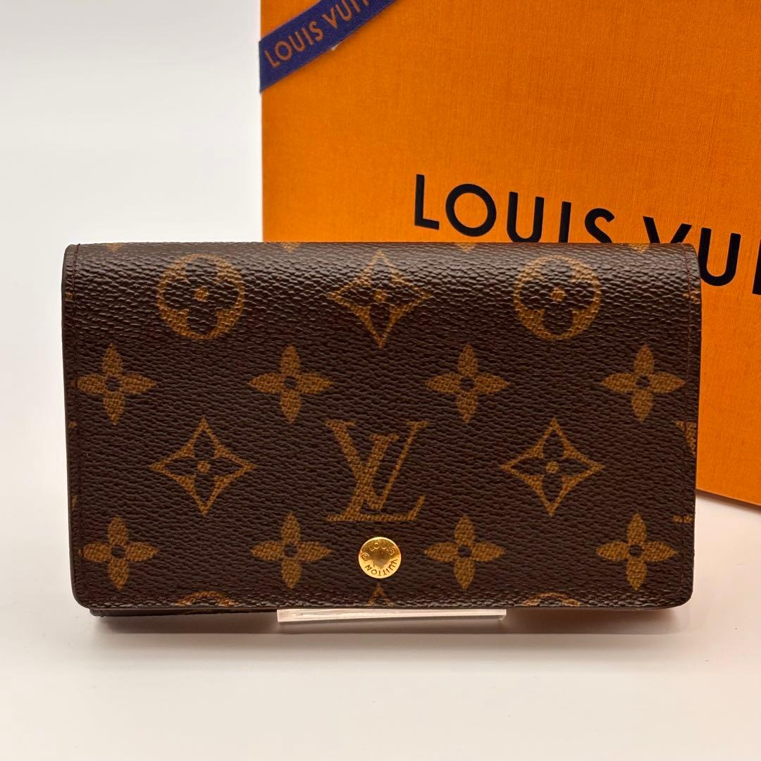 ✨鑑定済み✨ルイヴィトン✨モノグラム✨ポルトモネビエ トレゾール 二つ折り財布