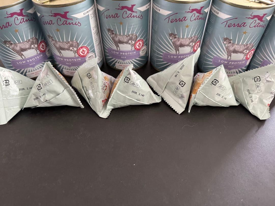 テラカニス　ロープロテイン　仔牛　6個　ちゅーるポケット７個 他