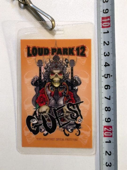 ■激レア限定■LOUD PARK 12_スレイヤー_バックステージパス_新品
