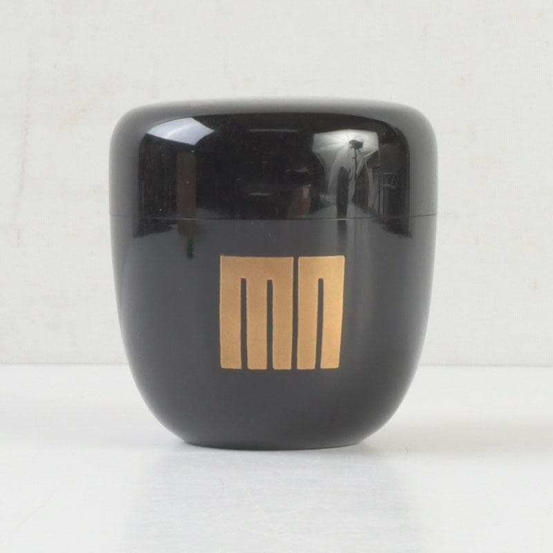 茶道具　塗師　安田春仁作　香ノ図蒔絵　中棗　共箱　V　9577