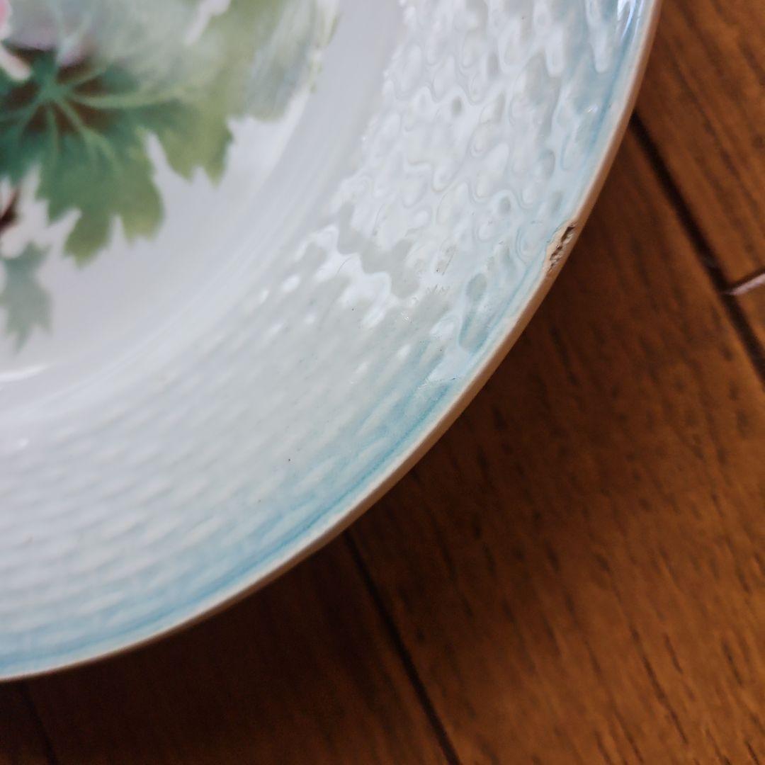 フルーツ柄デザートプレート3枚セット　サンタマン製　フランス蚤の市