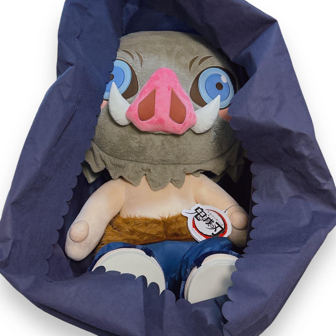 100体限定 超レア！ どきゅーと 伊之助 超特大ぬいぐるみ 鬼滅の刃